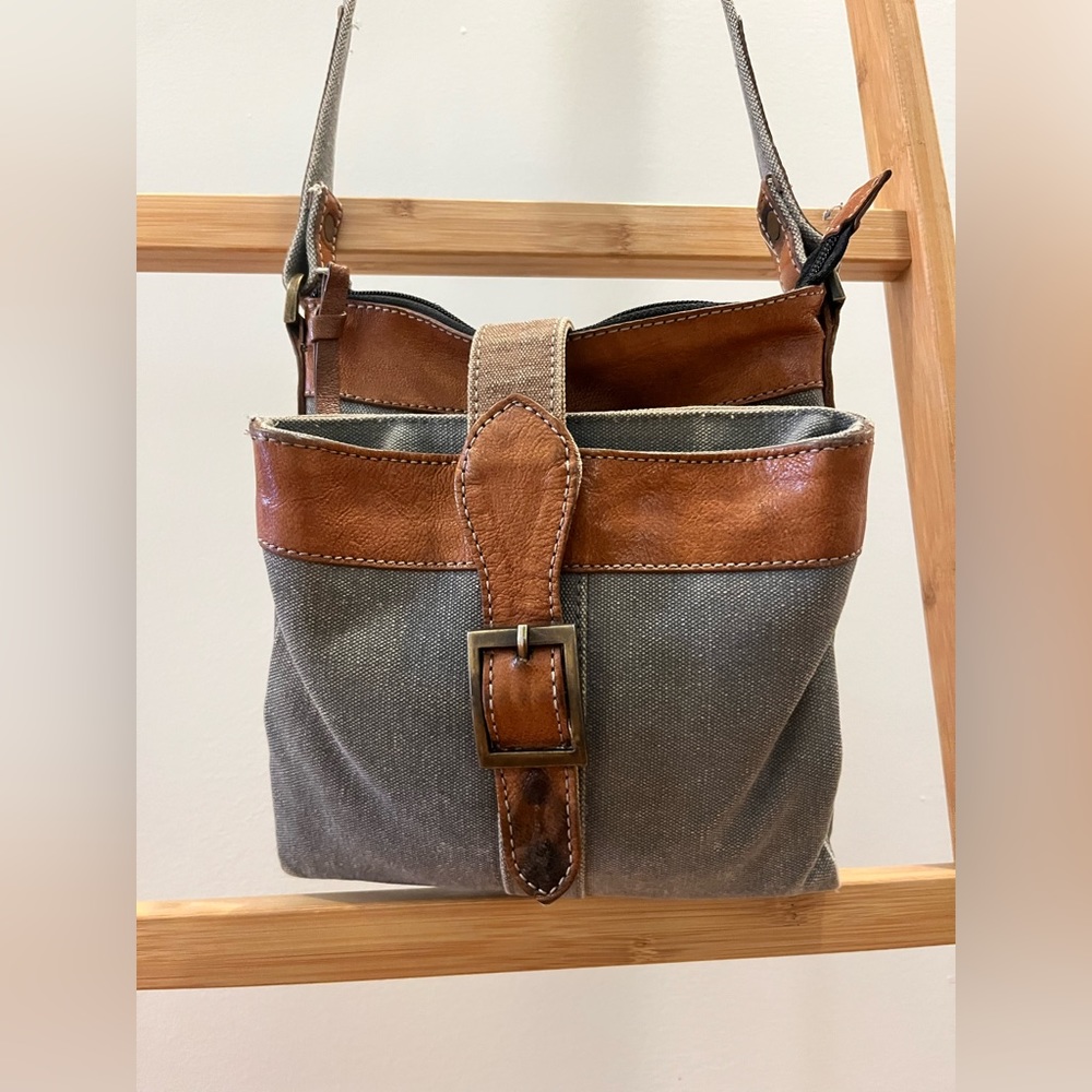 Leather and Canvas bag